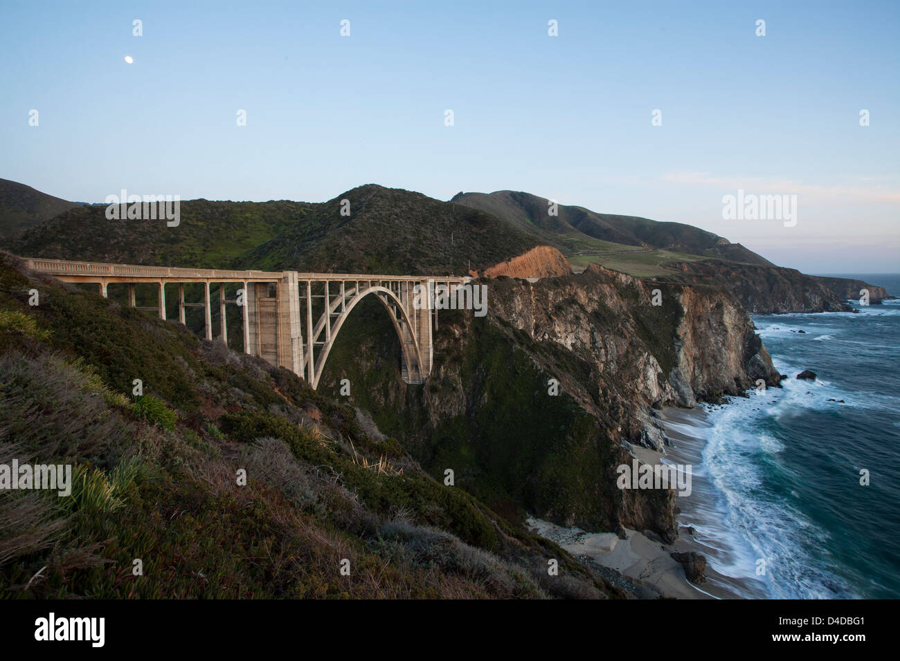 Bixby Bridge, Big Sur, California, USA Stock Photo