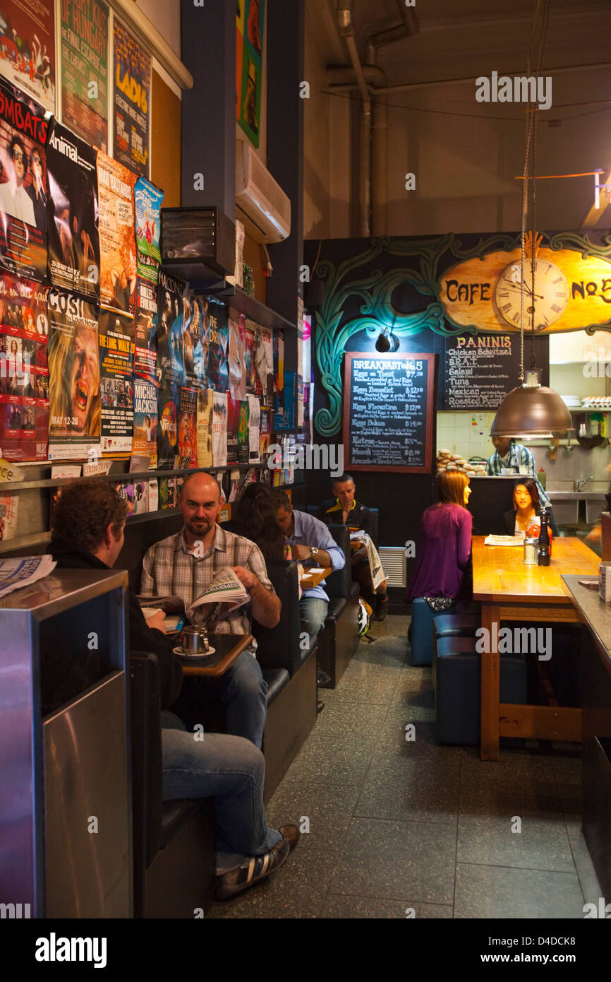 Laneway cafe at Centre Place. Melbourne, Victoria, Australia Stock Photo Alamy