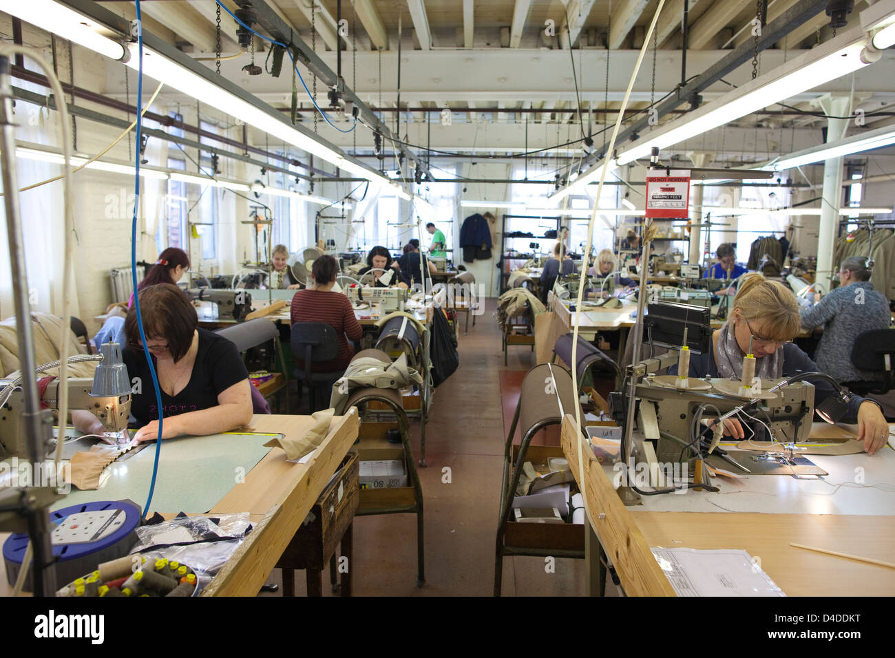 British clothes manufacturer Private White V.C. in Salford, Manchester, England, UK Stock Photo