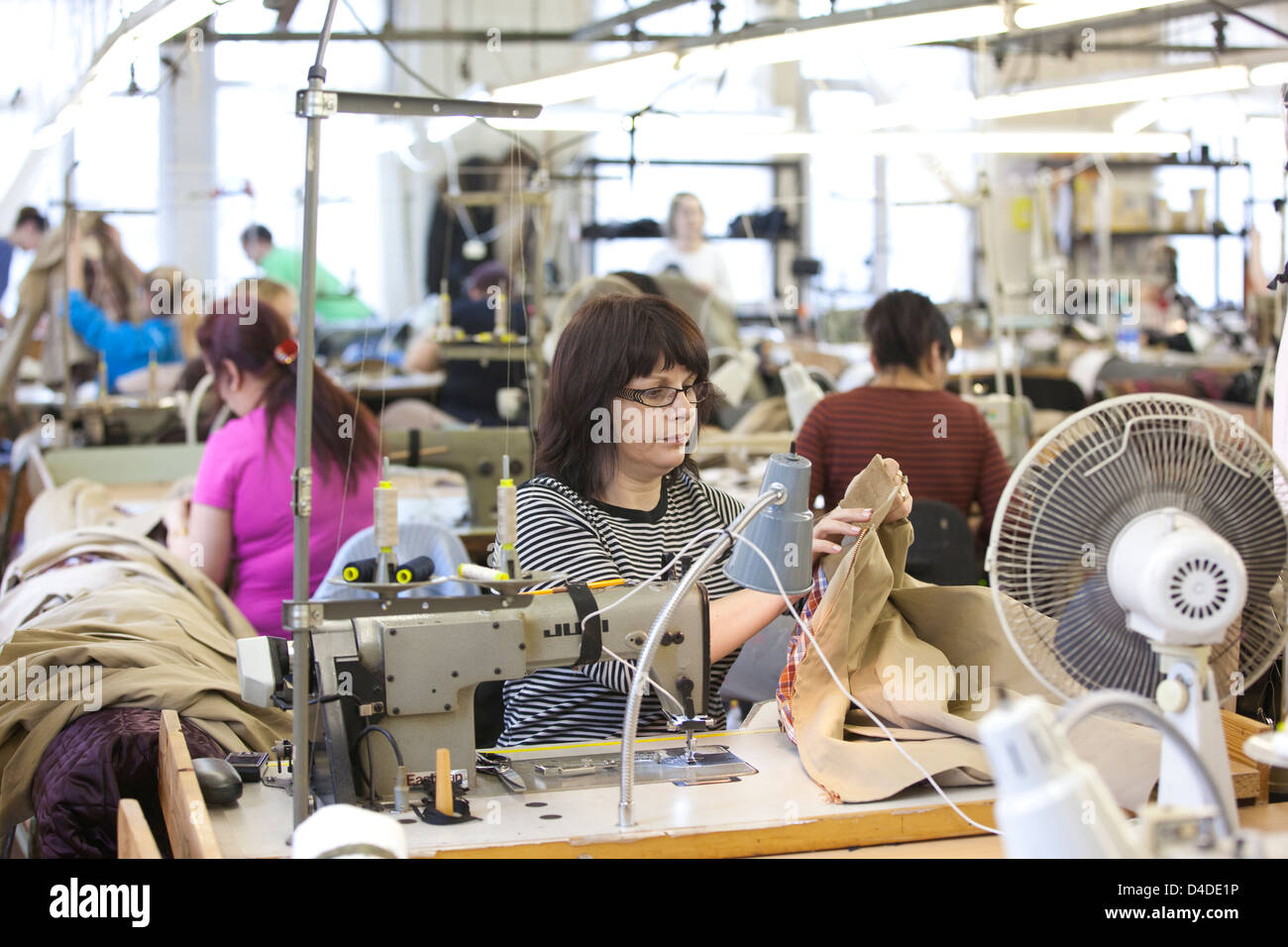 British clothes manufacturer Private White V.C. in Salford, Manchester