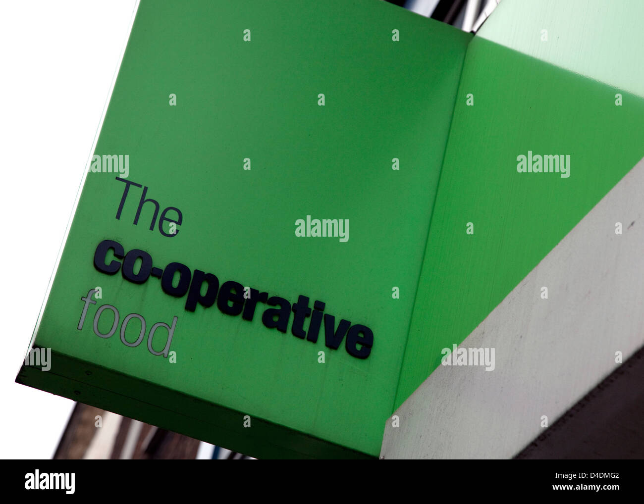 Co-Operative food supermarket in London Stock Photo