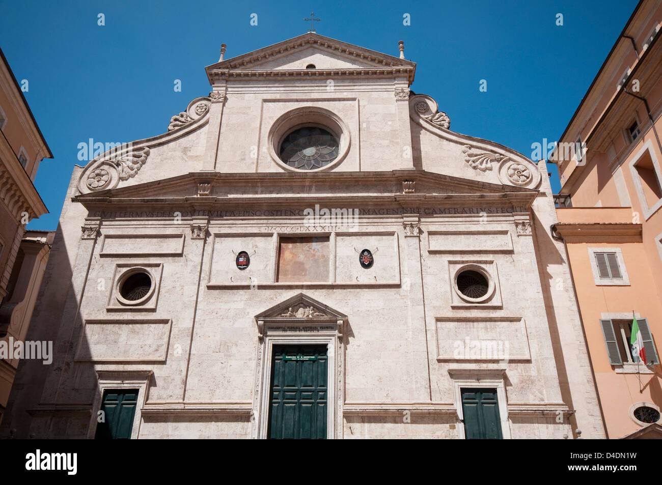 Italy, Lazio, Rome, Sant Agostino Basilica, Facade Stock Photo - Alamy