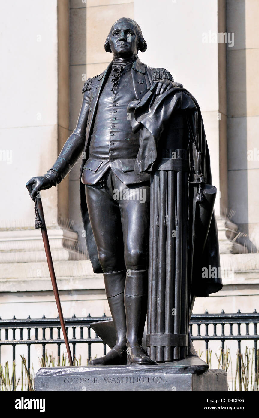 London, England, UK. Statue of Washington (173299) in Trafalgar
