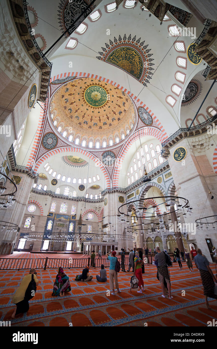 Suleymaniye Mosque Ottoman Imperial Mosque Interior