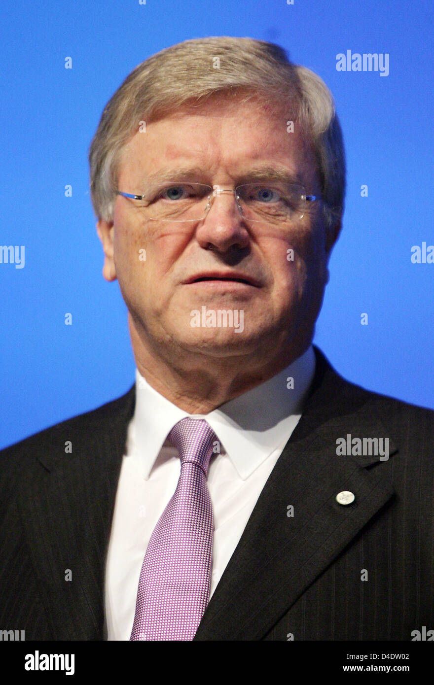 CEO of Bayer AG, Werner Wenning is pictured prior to the company's