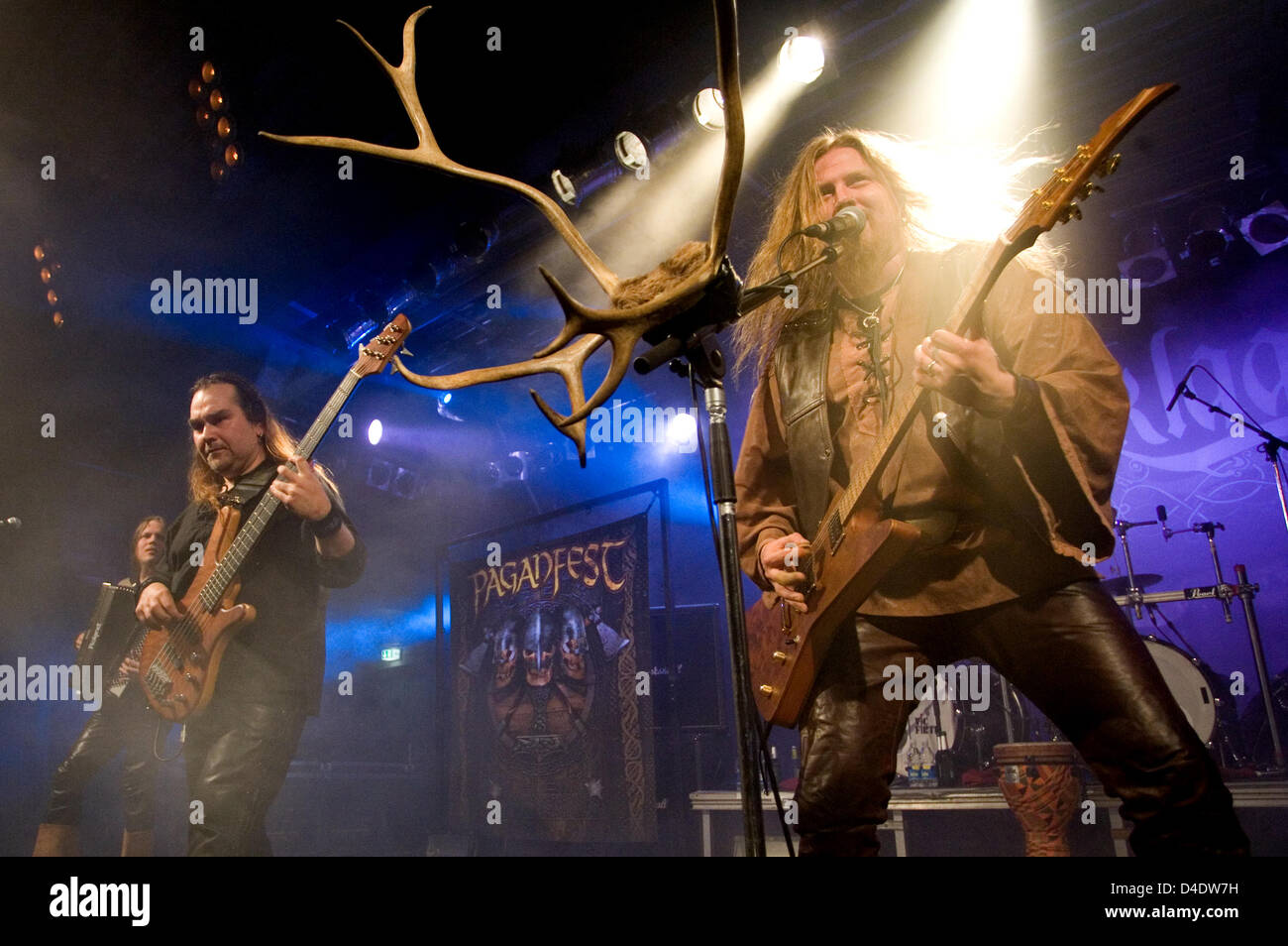 The Finish folkmetal band Korpiklaani gives a concert at Backstage
