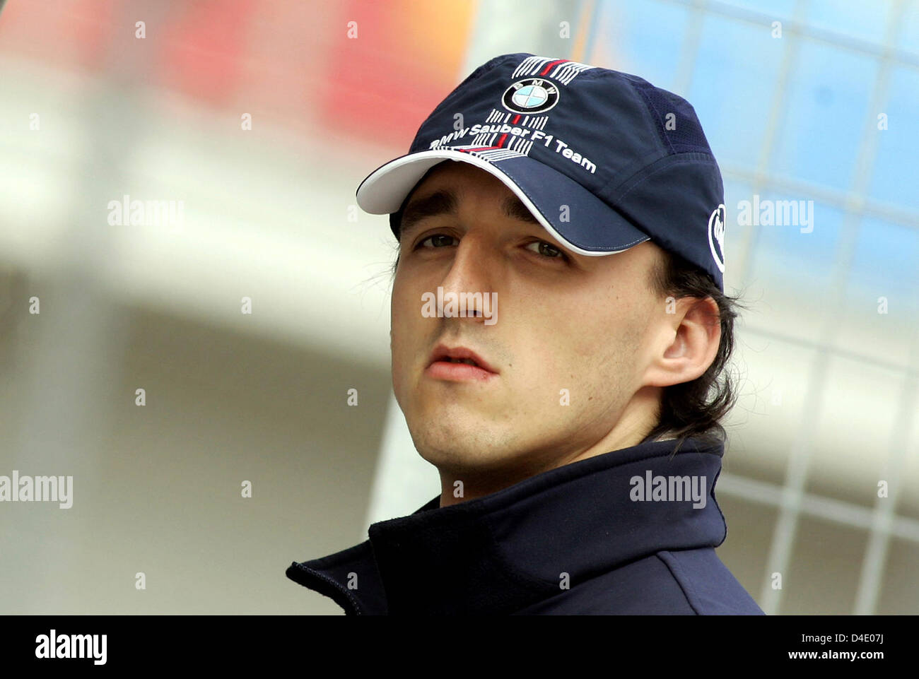 Polish Formula One driver Robert Kubica of BMW Sauber looks on during