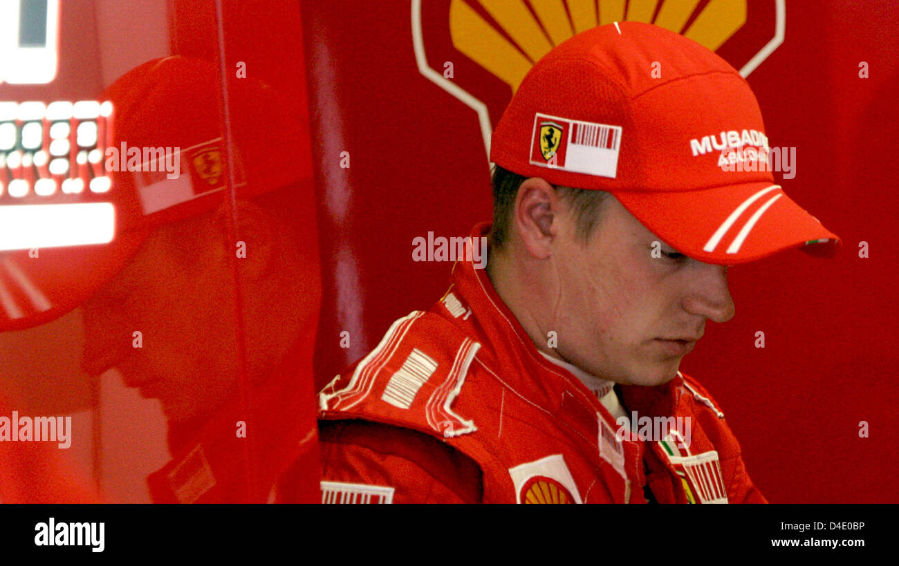 Finnish Formula One driver Kimi Raikkonen of Scuderia Ferrari pictured