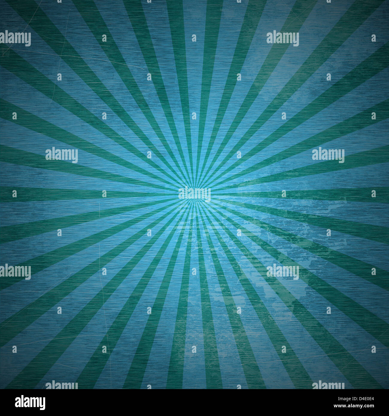 vintage background with colored rays blue and green Stock Photo - Alamy