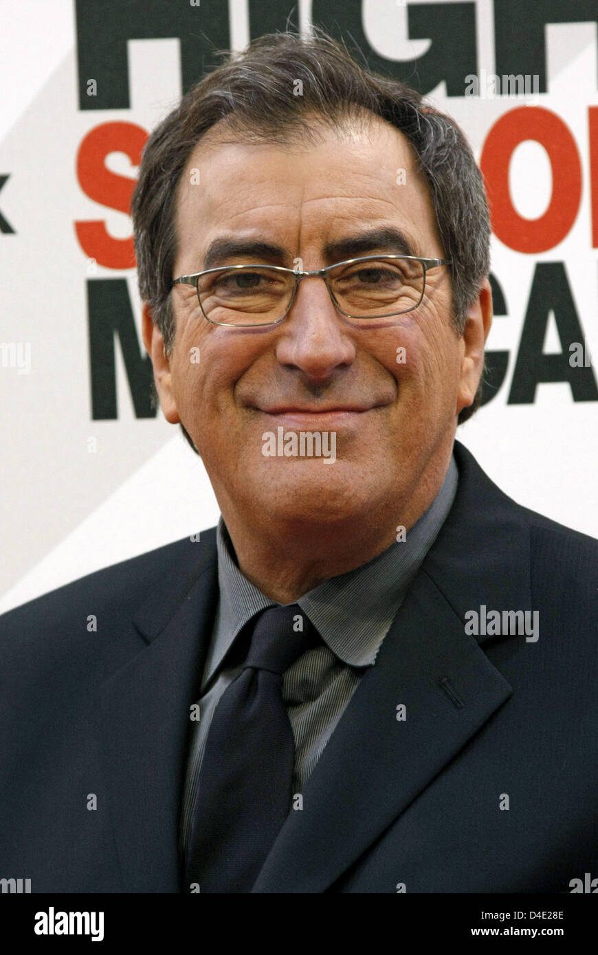 American director Kenny Ortega arrives at the German premiere of 'High School Musical 3: Senior Year' at Mathaeser Filmpalast in Munich, Germany, 05 October 2008. Photo: Hubert Boesl Stock Photo