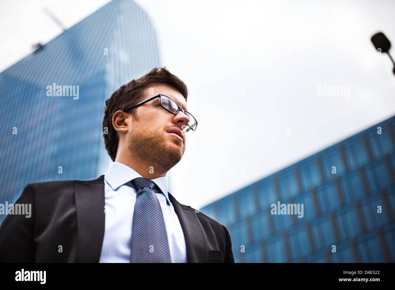 Portrait of an handsome businessman Stock Photo - Alamy