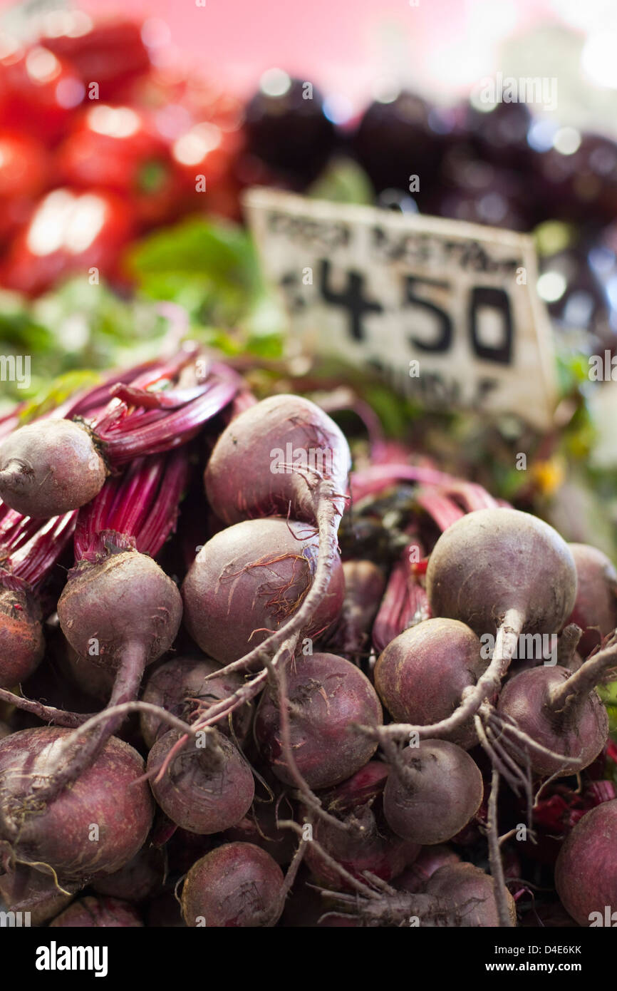 Fresh produce at the Queen Victoria Market. Melbourne, Victoria, Australia Stock Photo