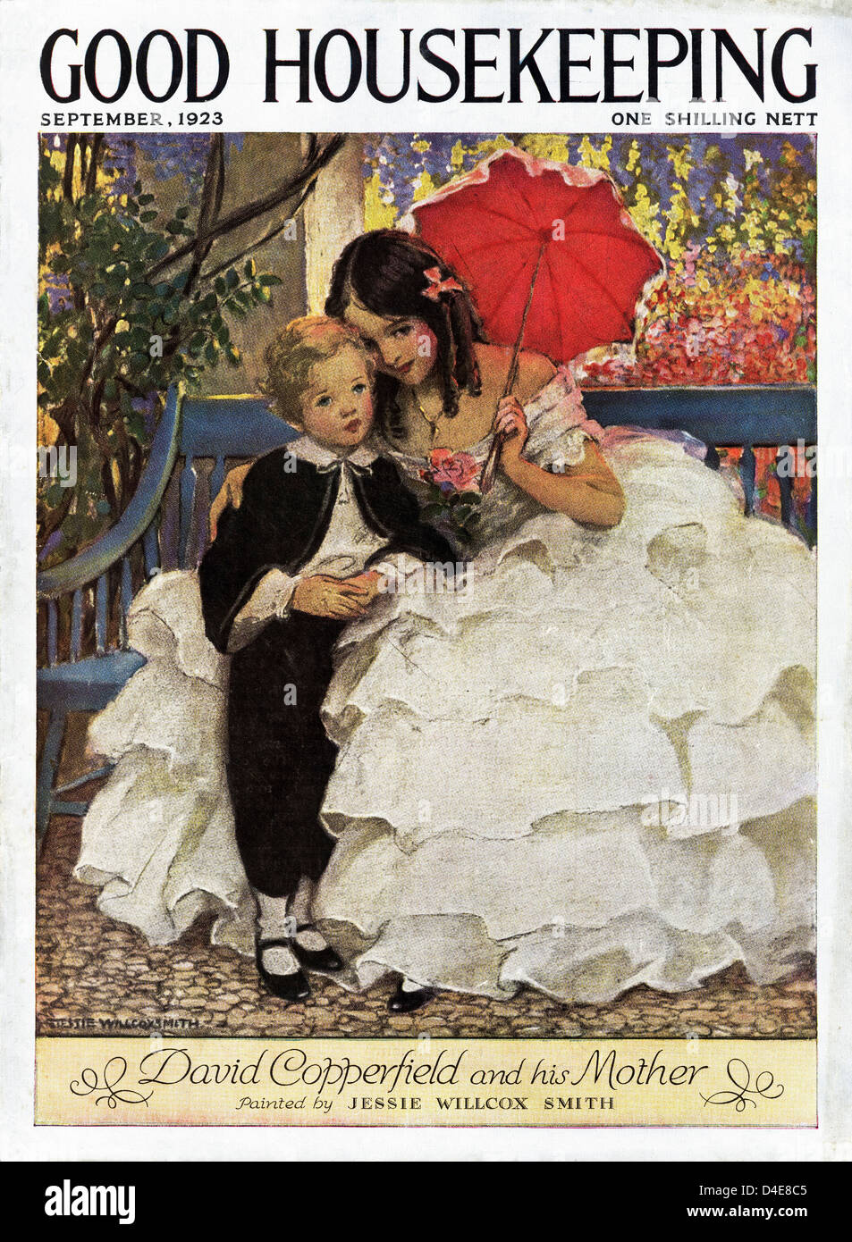 Good housekeeping 1951 Vintage Magazine cover poster reproduction.