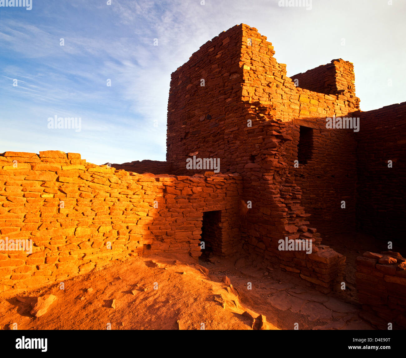 The Wupatki National Monument is a National Monument located in north-central Arizona, near Flagstaff. Stock Photo