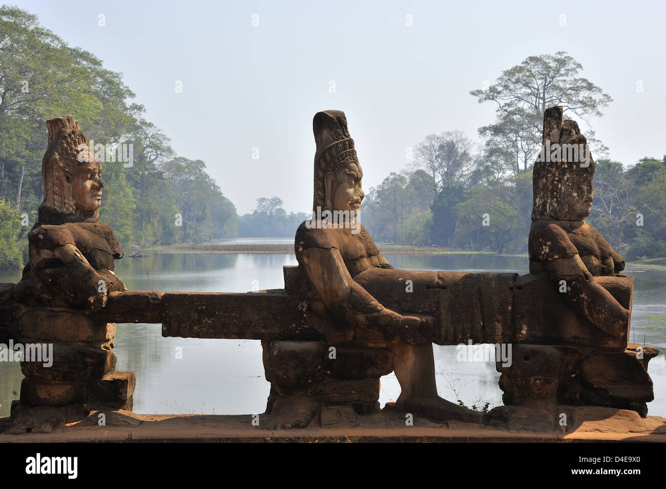 Angkor thom bridge hi-res stock photography and images - Alamy