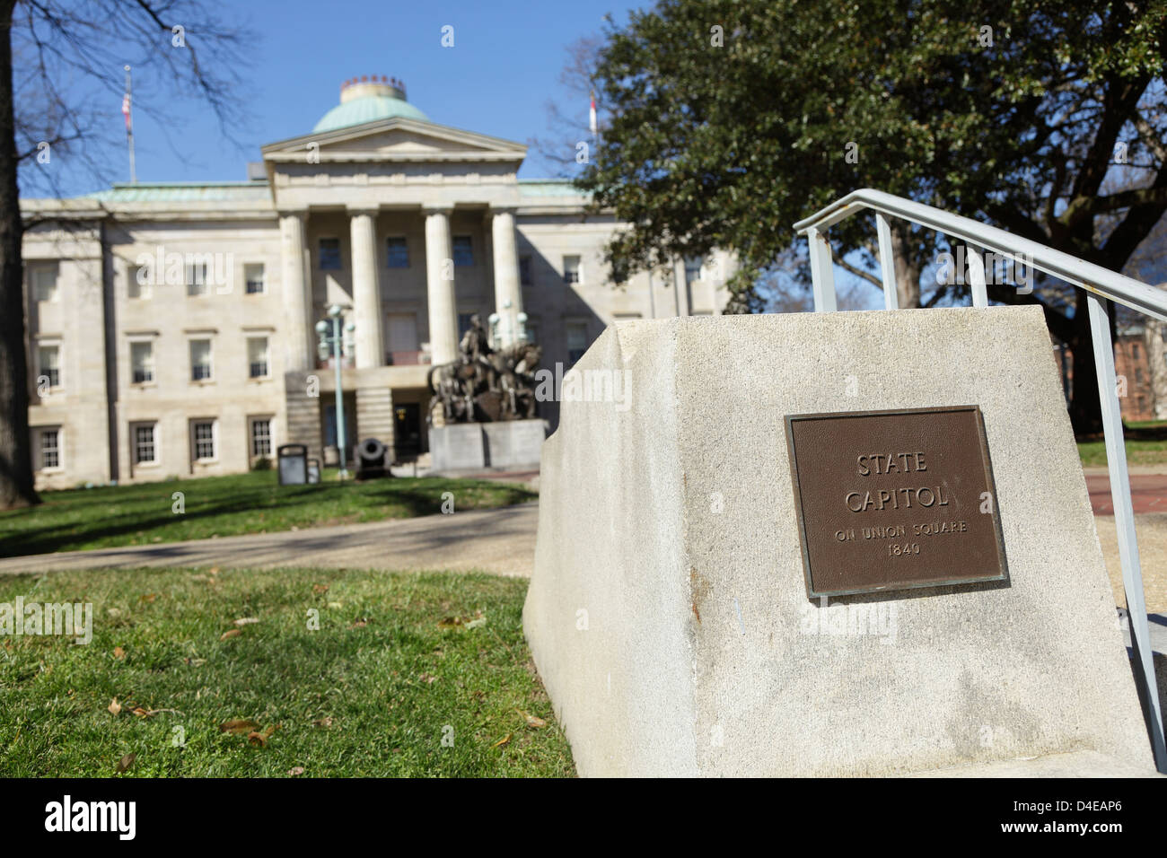 State Capitol on Union Square, Raleigh, North Carolina, USA Stock Photo