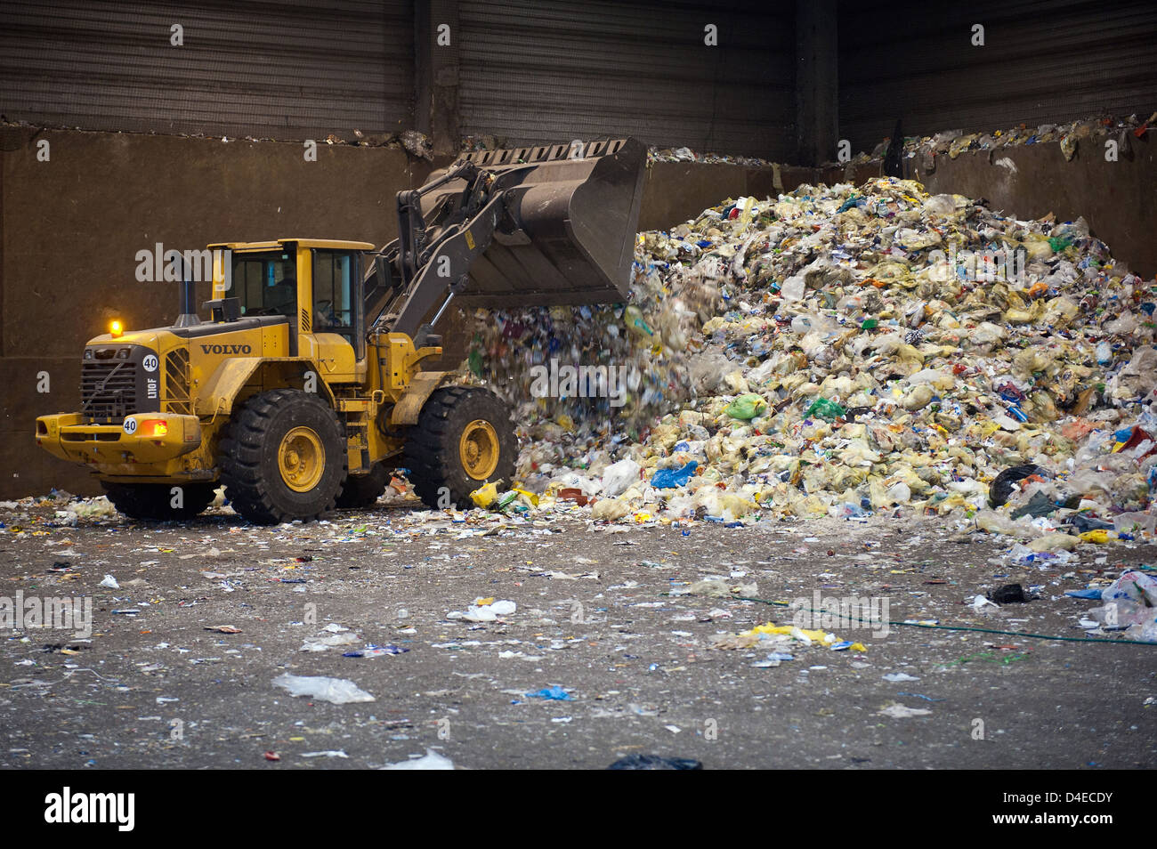 Berlin, Germany, GmbH on the recycling of Alba recycling Stock Photo