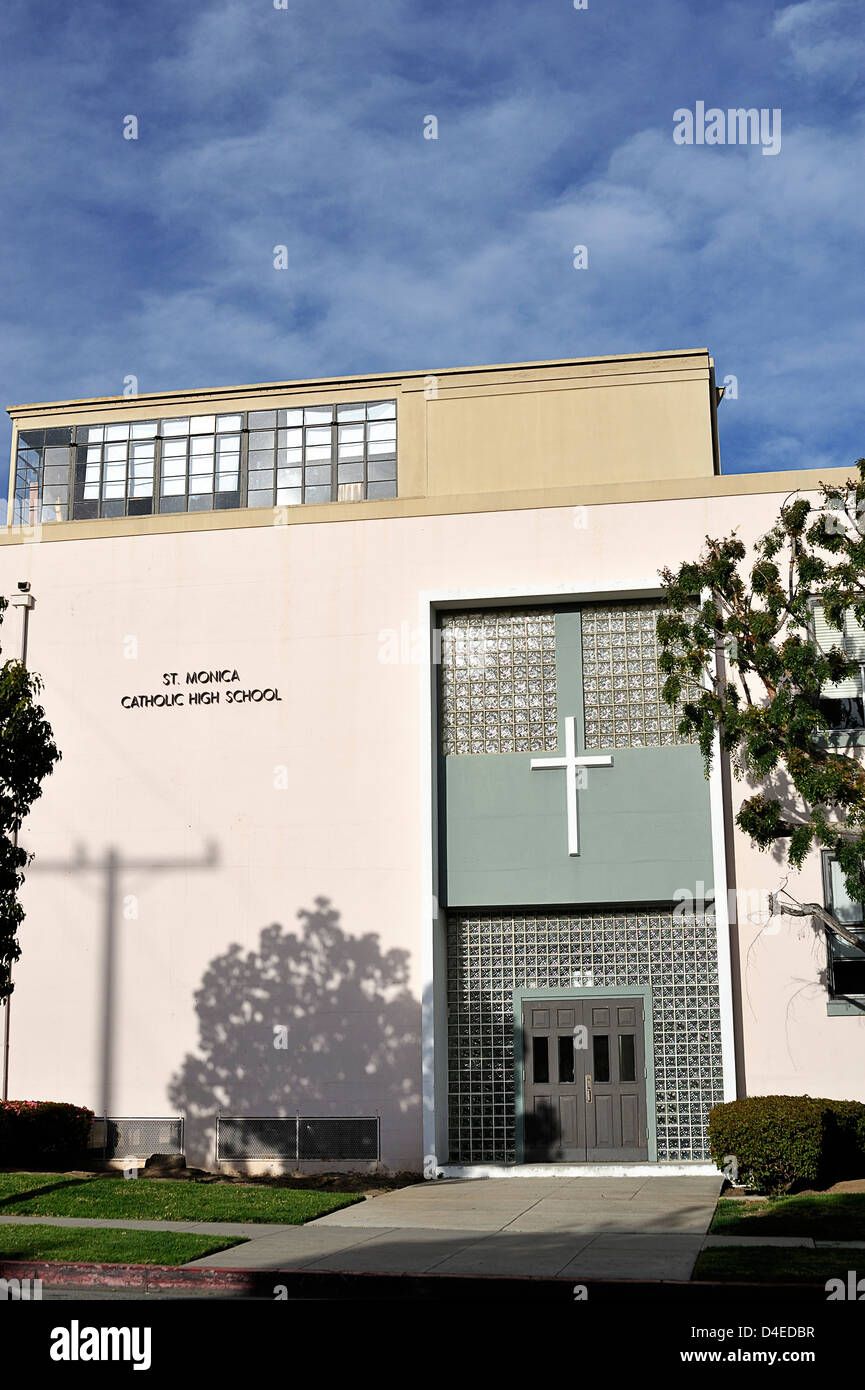 St. Monica Catholic High School, Lincoln Boulevard, Santa Monica, Los
