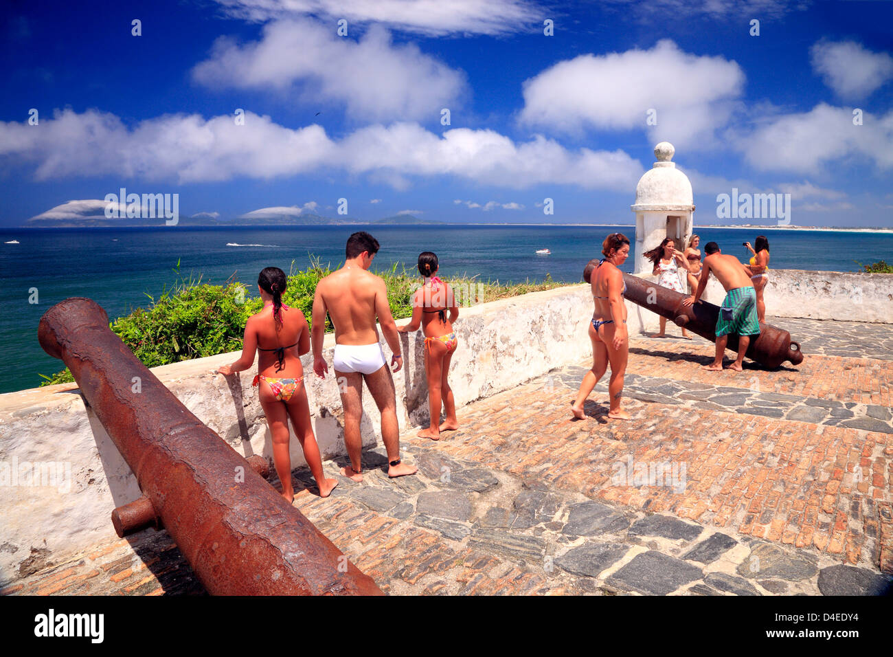 Cabo Frio colonial fortress. Rio de janeiron, Brazil. Stock Photo