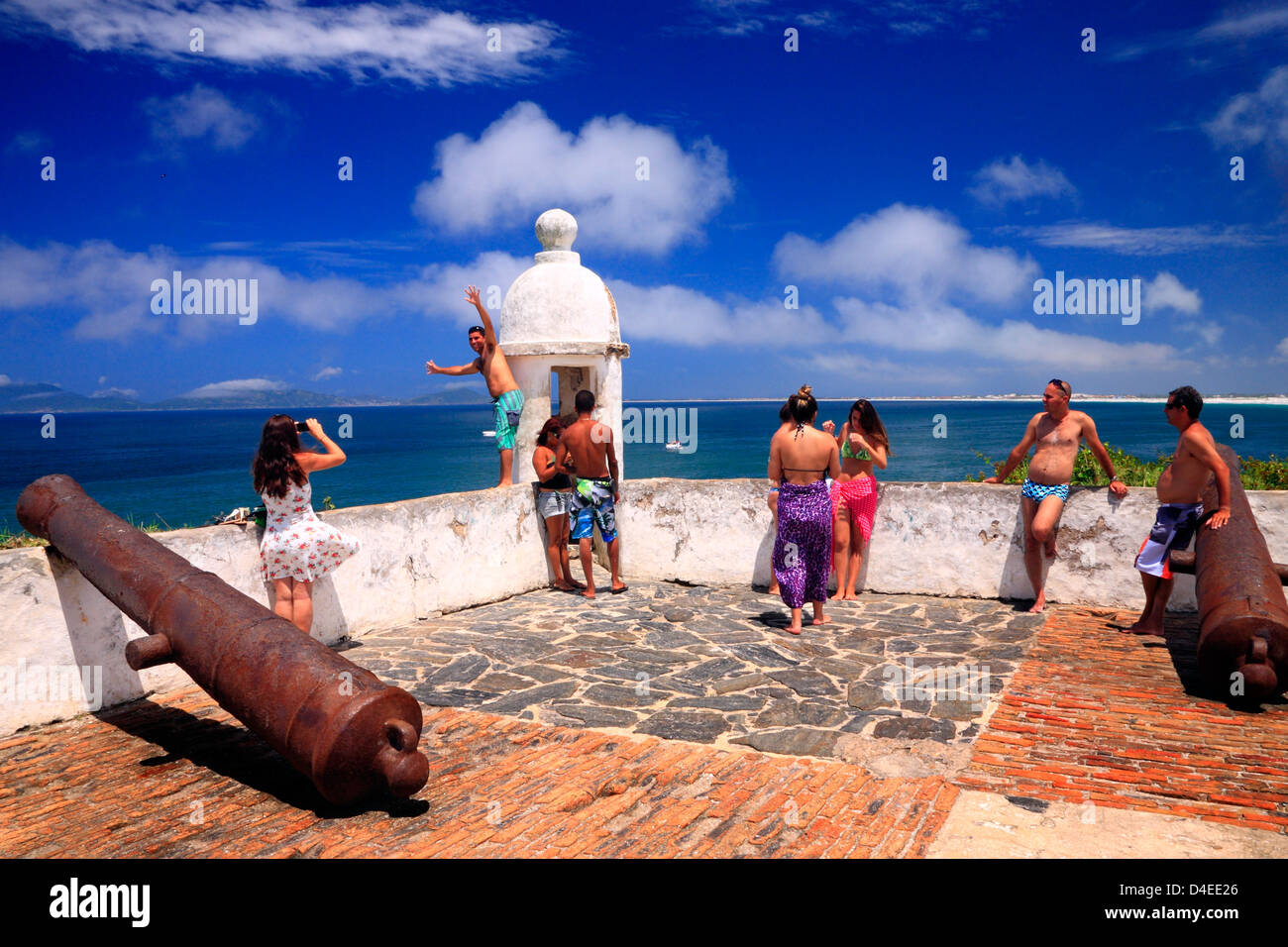 Cabo Frio colonial fortress. Rio de janeiron, Brazil. Stock Photo