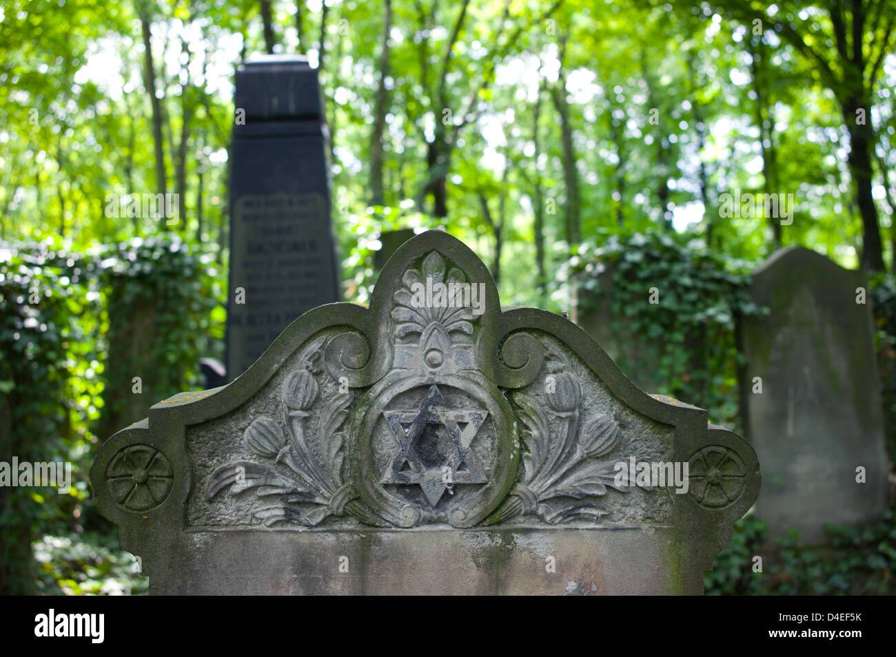 Berlin, Germany, The Jewish Cemetery in Berlin-Weissensee Stock Photo