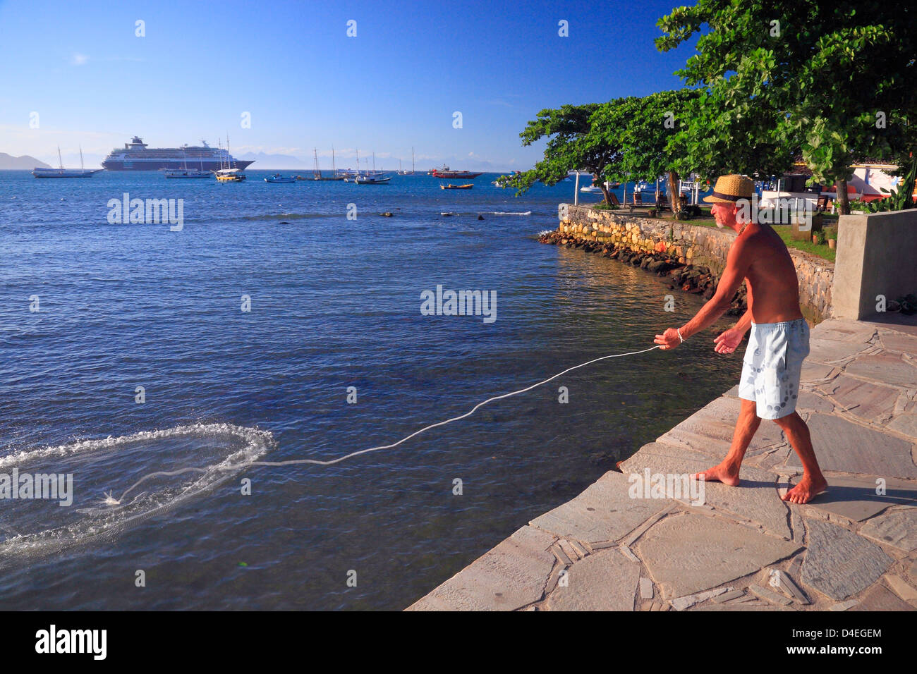 Buzios center beaches, Rio de Janeiro, Brazil. Stock Photo