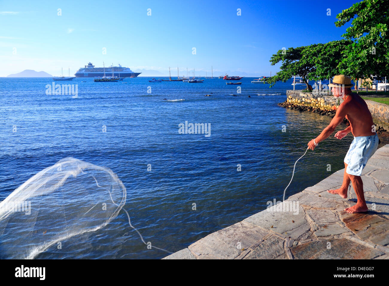 Buzios center beaches, Rio de Janeiro, Brazil. Stock Photo