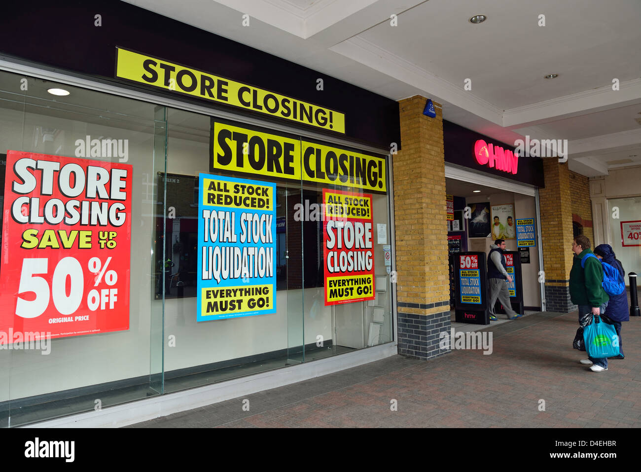 Hmv store closing down hires stock photography and images Alamy