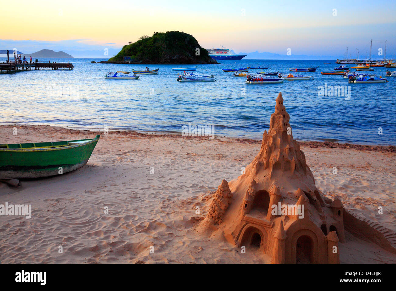 Buzios center beaches, Rio de Janeiro, Brazil. Stock Photo