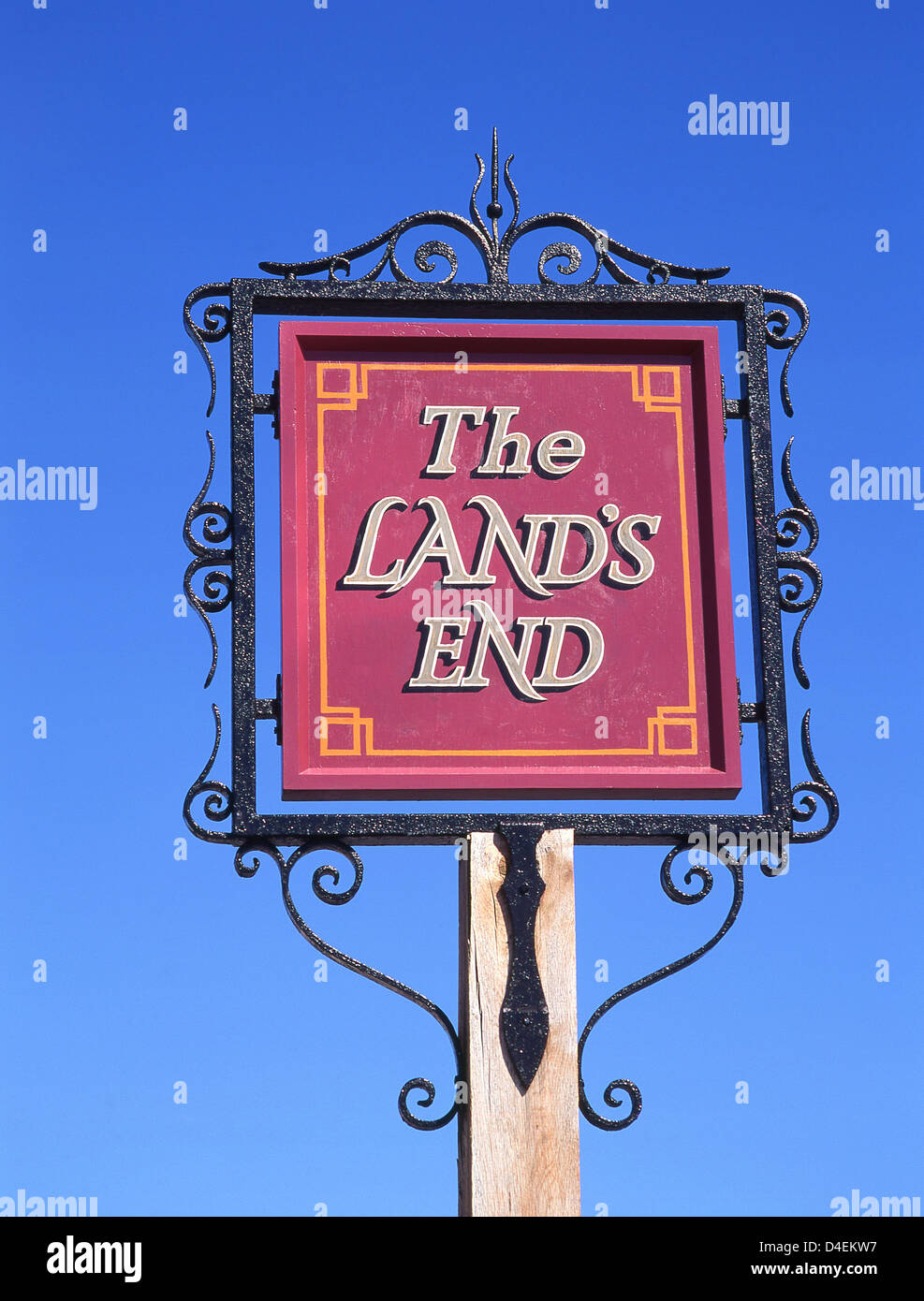 Uk signs lands end hi-res stock photography and images - Alamy