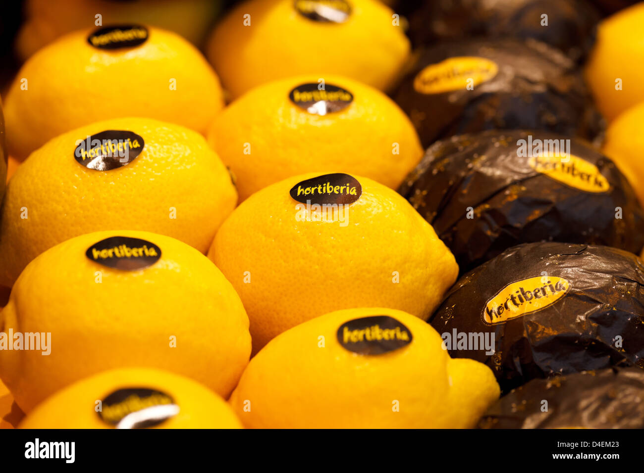 Berlin, Germany, from lemons Hortiberia at Fruit Logistica 2011 Stock Photo