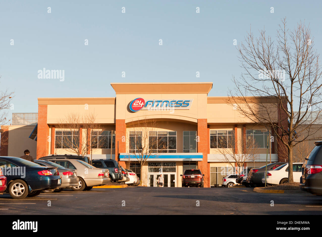 24 Hour Fitness storefront Stock Photo