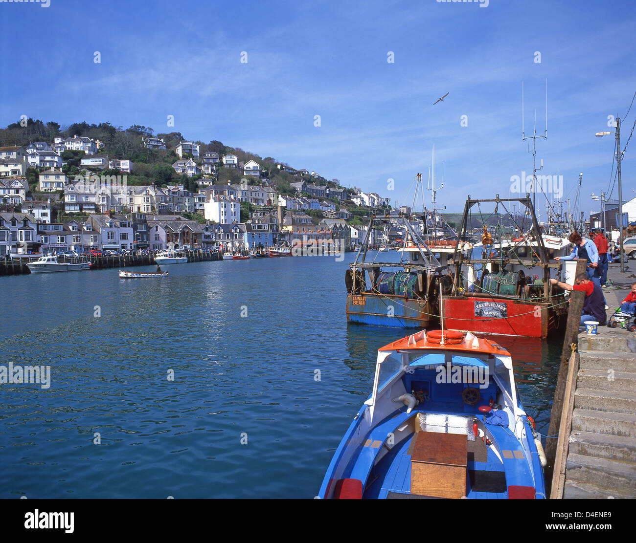 Harbour view, Looe, Cornwall, England, United Kingdom Stock Photo Alamy