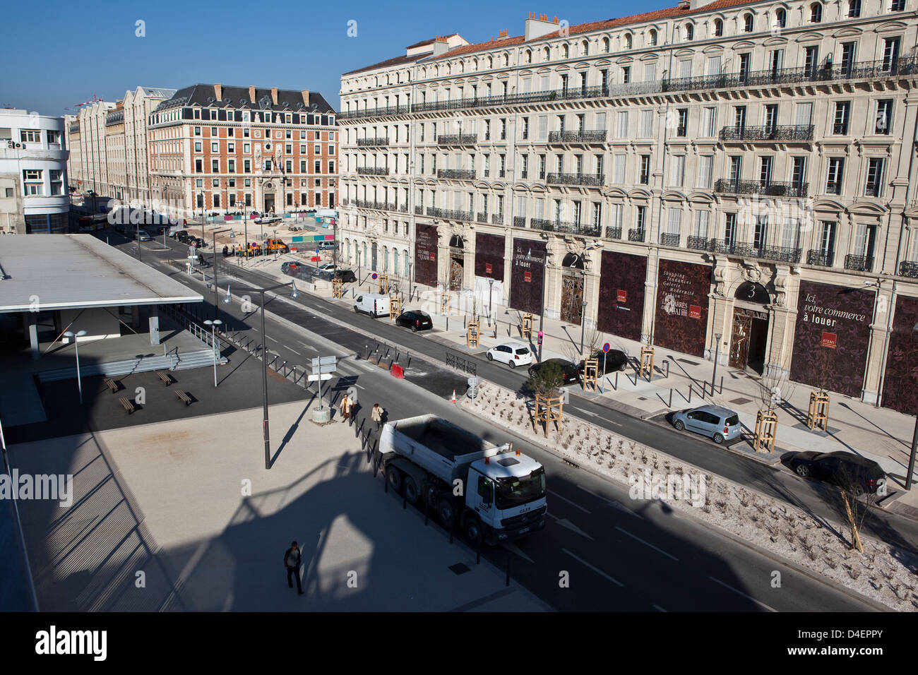 Marseille Quai de la Joliette Stock Photo Alamy