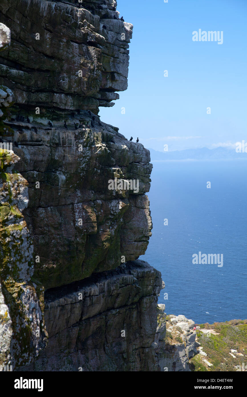 Cape Point Landscape - Cape Of Good Hope - Western Cape - South Africa Stock Photo