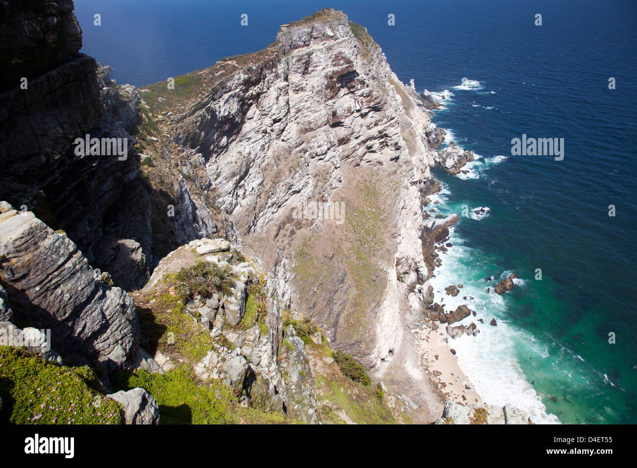 Cape Point Landscape - Cape Of Good Hope - Western Cape - South Africa Stock Photo