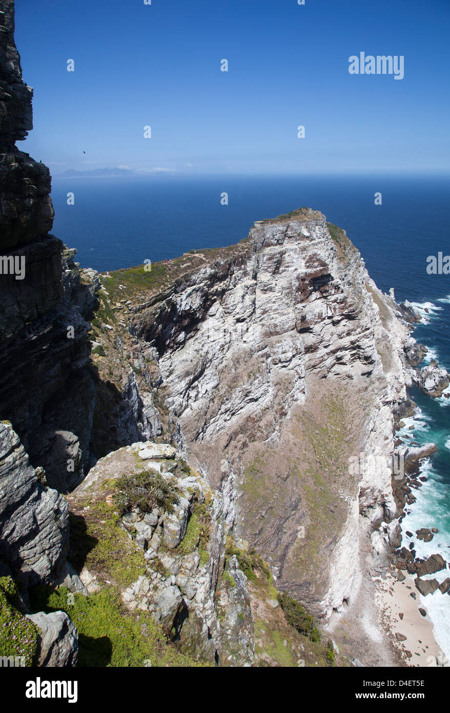 Cape Point Landscape - Cape Of Good Hope - Western Cape - South Africa Stock Photo