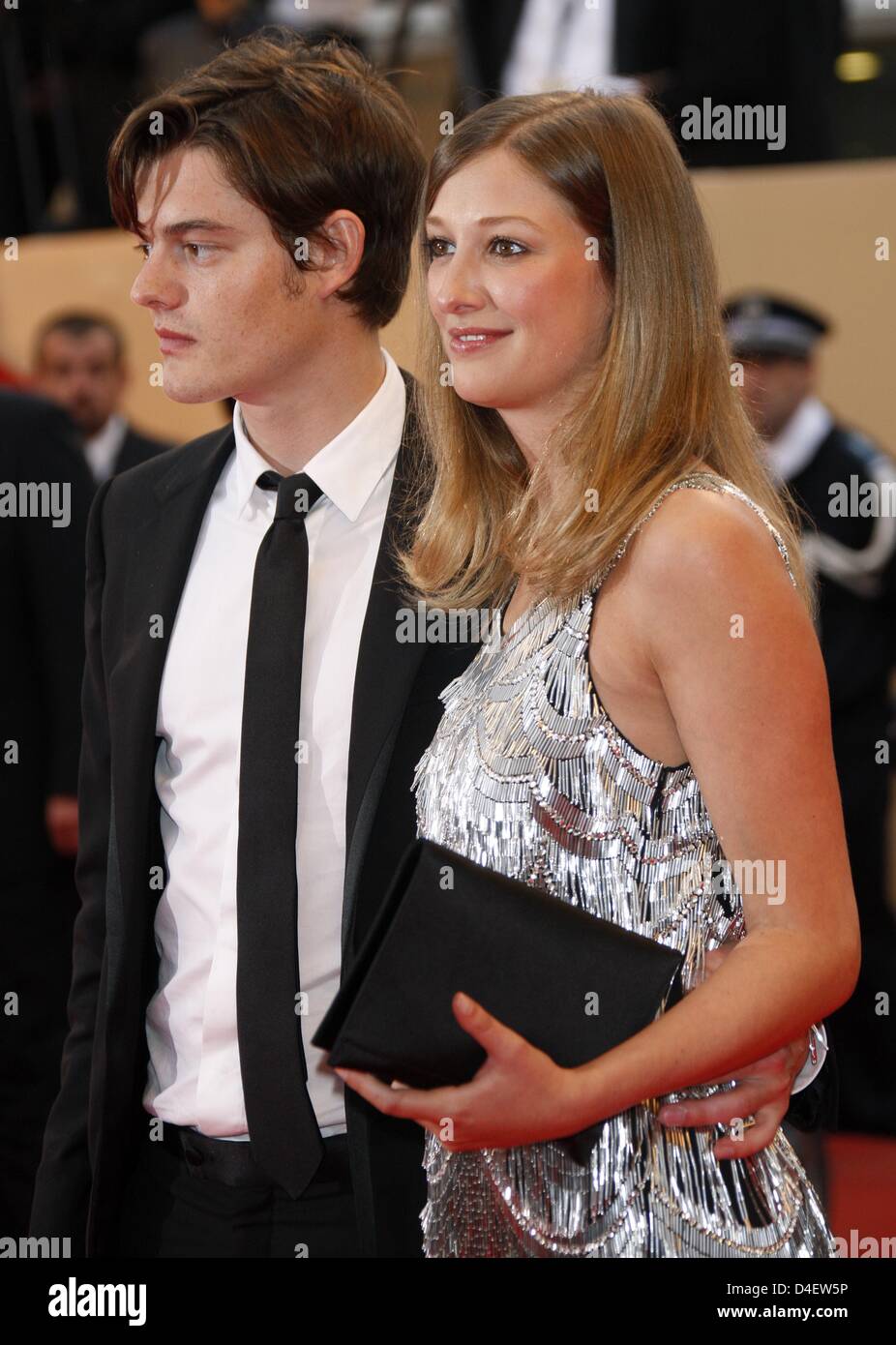 US actor Sam Riley and German actress Alexandra Maria Laraarrive at the premiere of 'The Exchange' at the Palais des Festivals at the 61st Cannes Film Festival in Cannes, France, 20 May 2008. Photo: Hubert Boesl Stock Photo