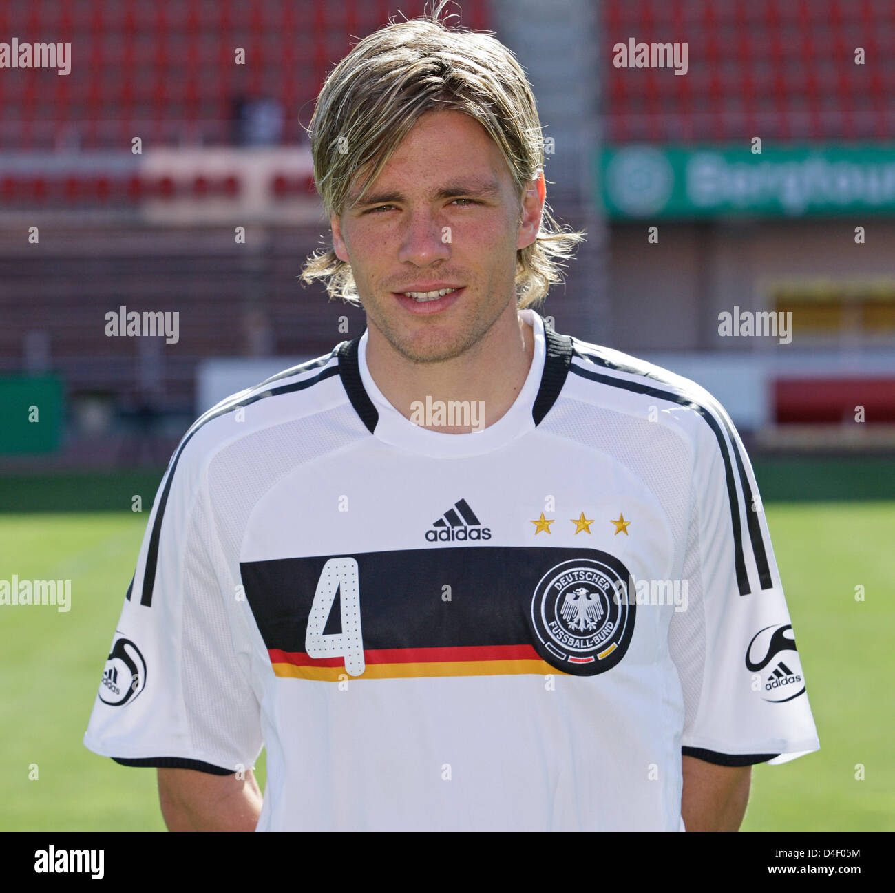 German national player Clemens Fritz poses during a photo call at Ono