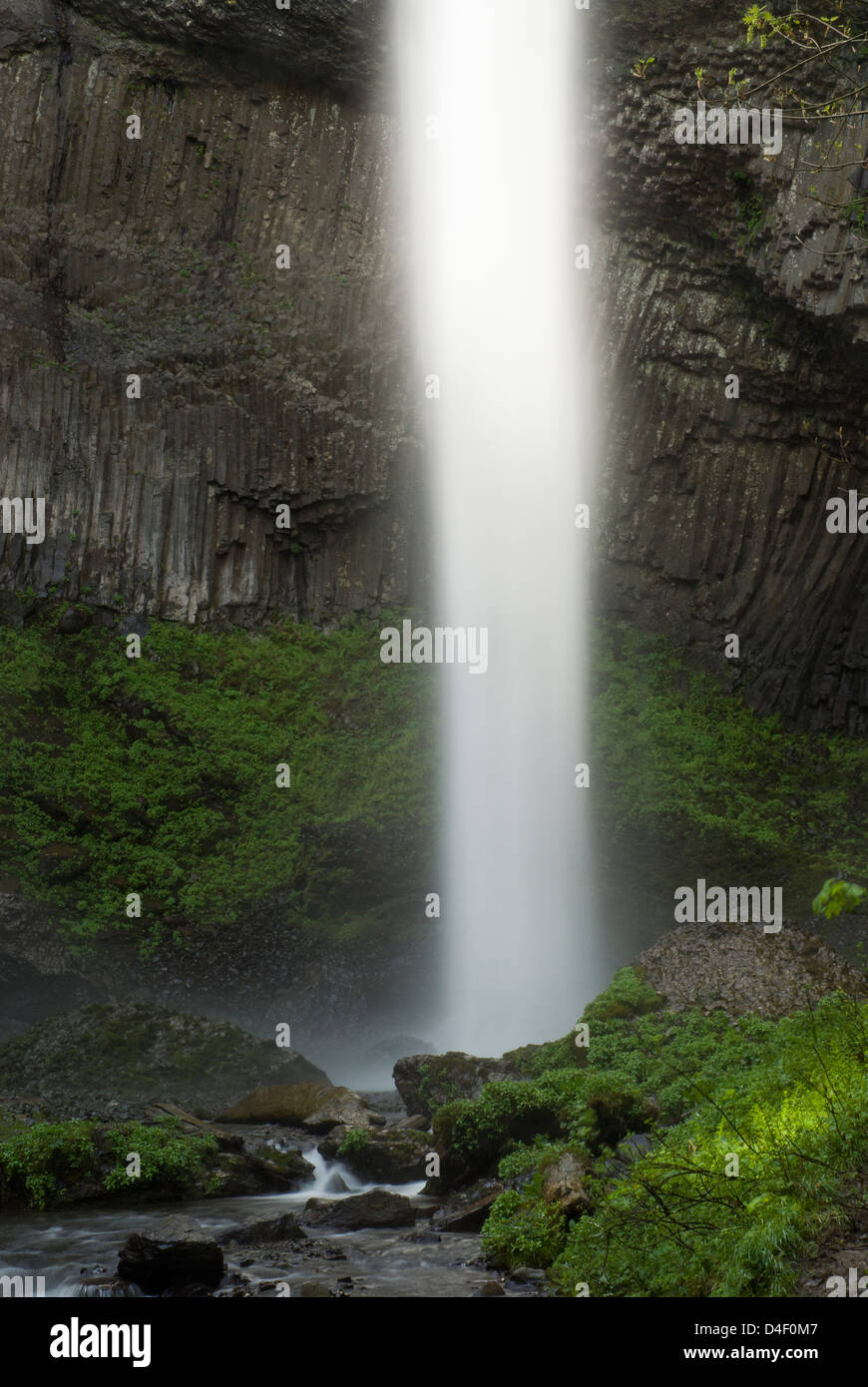 Waterfall in rocky rural landscape Stock Photo - Alamy