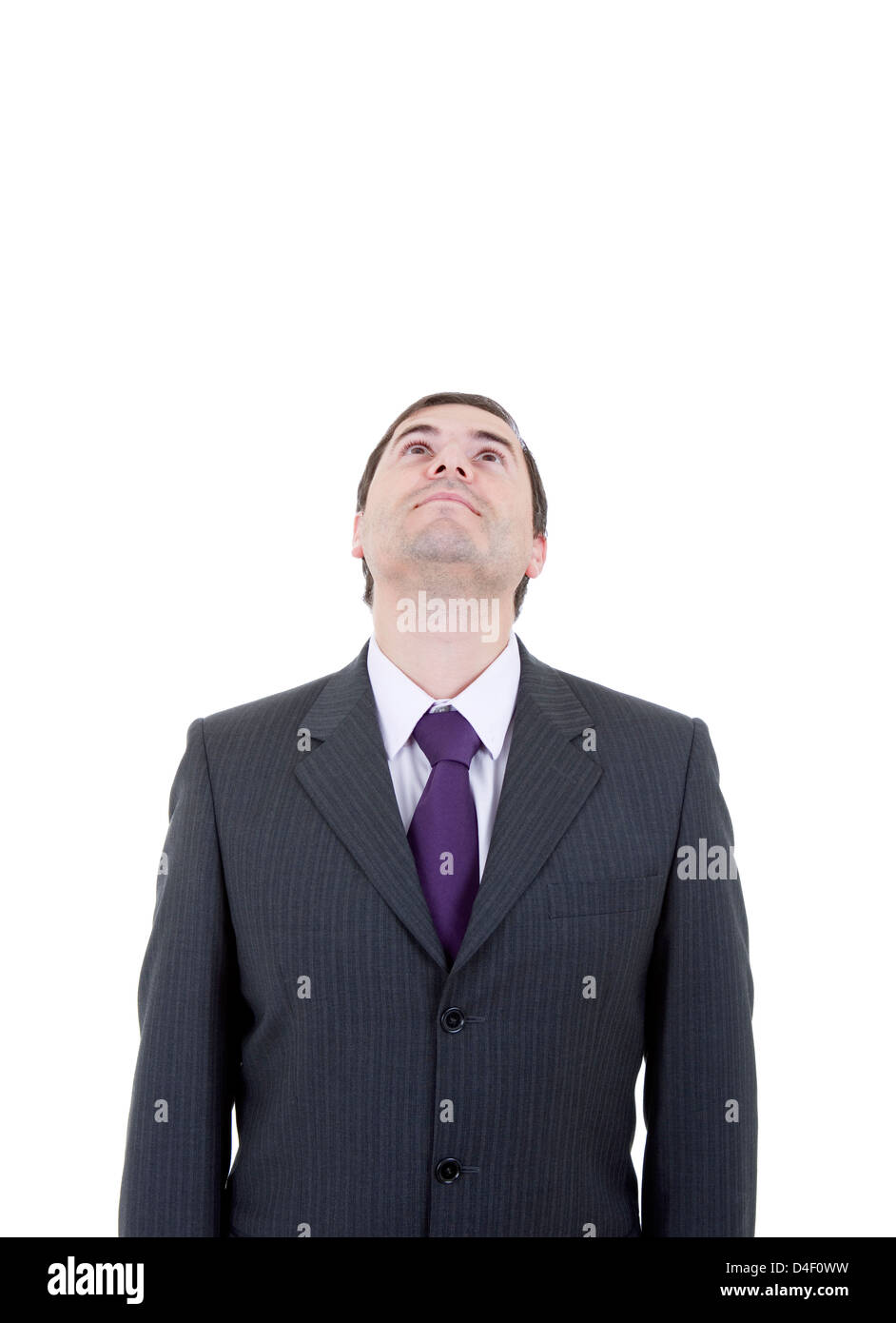 young business man portrait isolated on white Stock Photo - Alamy