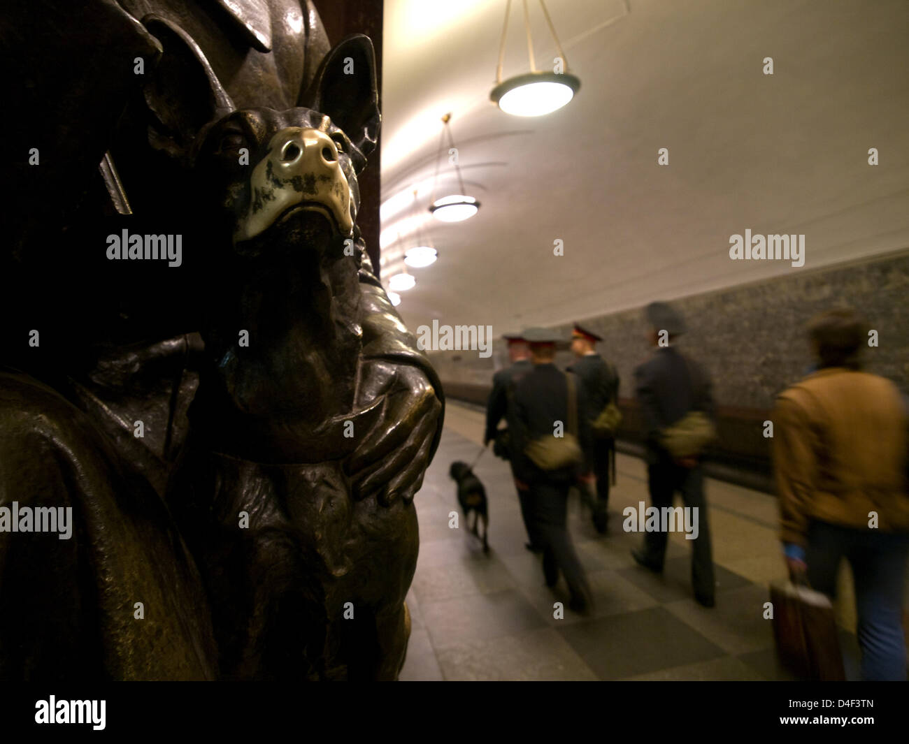 Moscow metro dog hires stock photography and images Alamy