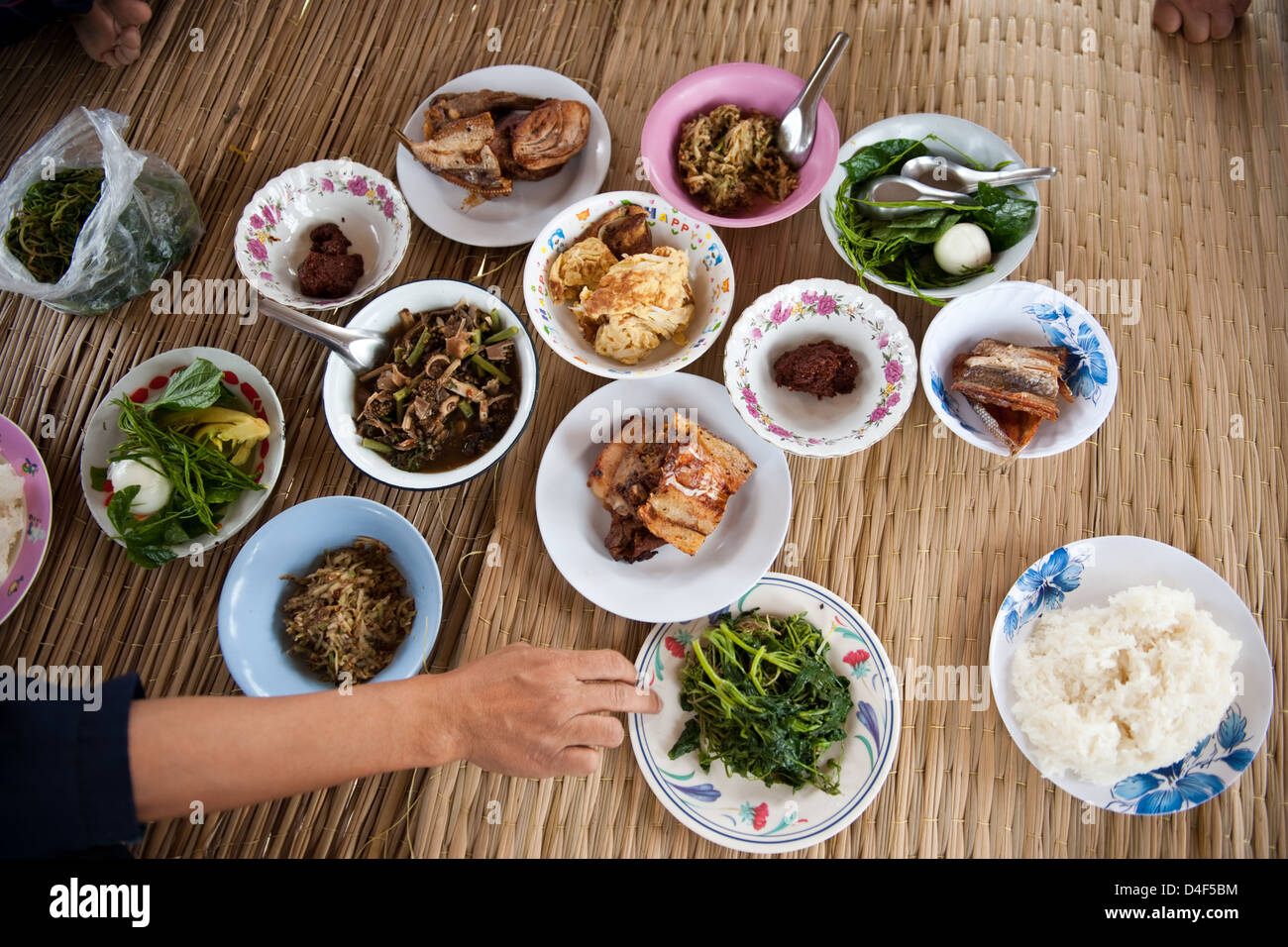 Fang, Thailand, food in the country Stock Photo