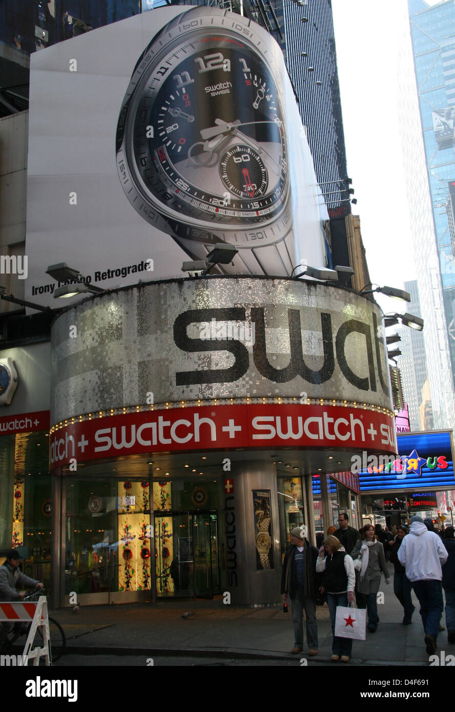 Swatch branch sales