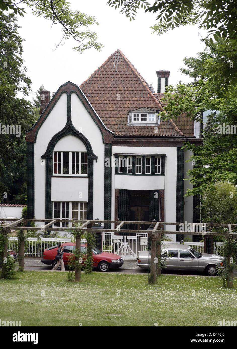 The Picture Shows The Art Nouveau House Haus Behrens In