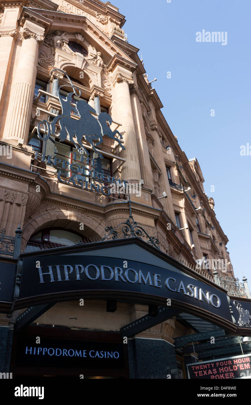 The Hippodrome Casino on Charing Cross Road, London. Stock Photo