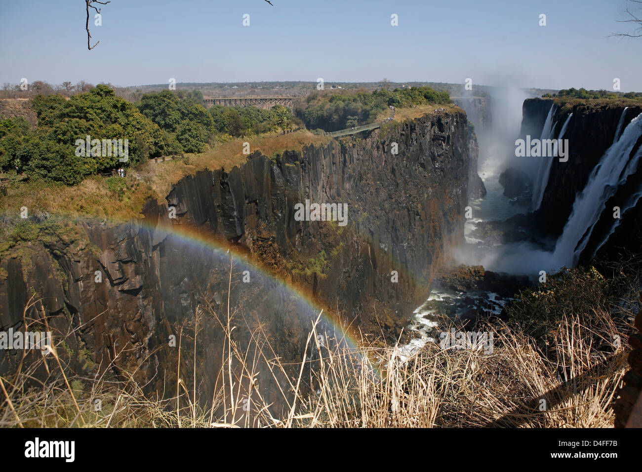 Victoria Falls Zambia Stock Photo