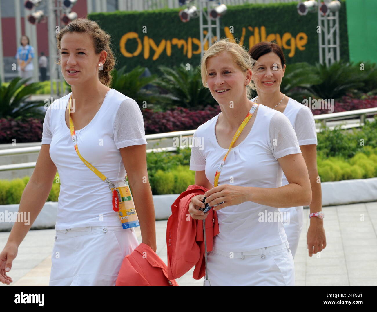 German field hockey players Janne MuellerWieland and Marion Rodewald