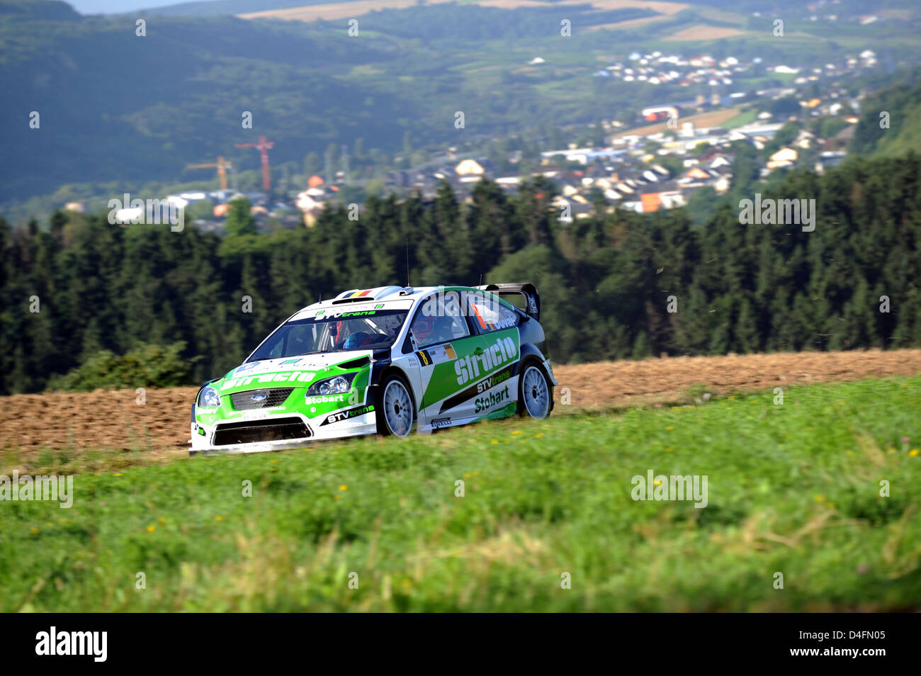 Belgian Francois Duval And His Co Pilot Patrick Pivato Seen In Action Stock Photo Alamy