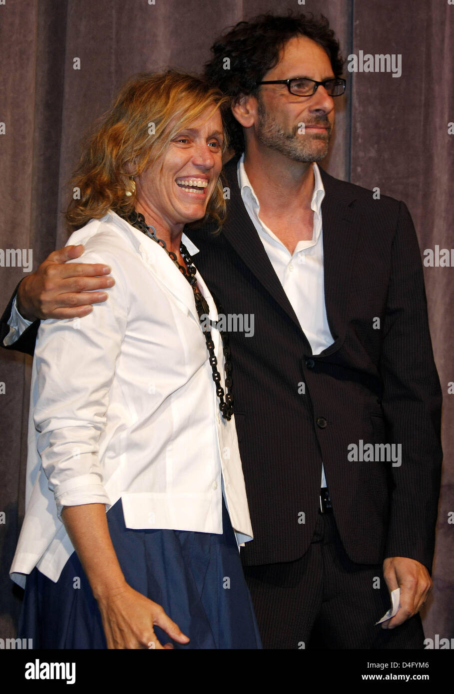 US actress Frances McDormand and her husband and co-director Joel Coen ...